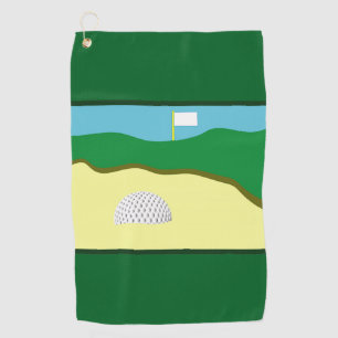 BUNKERVAL GOLFHANDDOEK