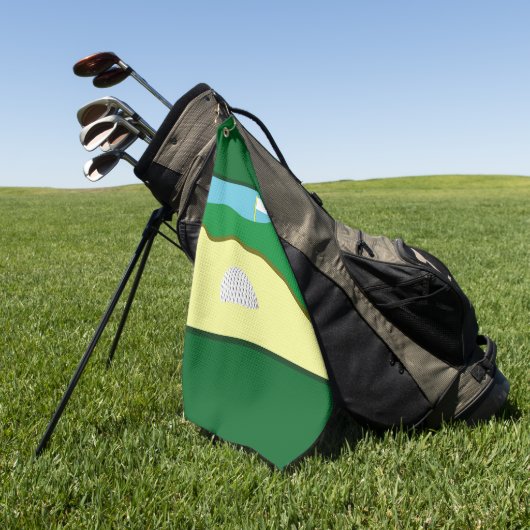 BUNKERVAL GOLFHANDDOEK (Groen)