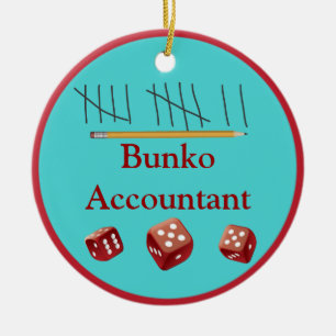 Bunko Accountant Ornament