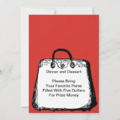 Bunko Night Purse Uitnodiging (Achterkant)