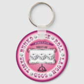 Bunko  Round Design Sleutelhanger (Voorkant)