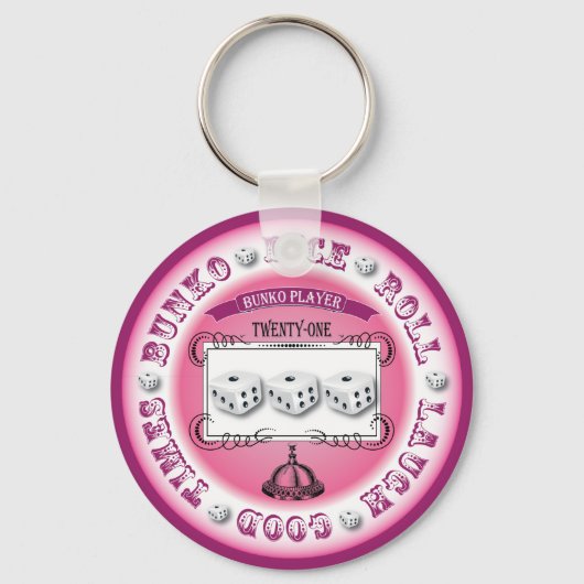 Bunko Round Design Sleutelhanger (Voorkant)