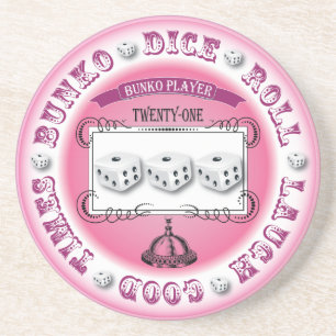 Bunko  Round Design Zandsteen Onderzetter