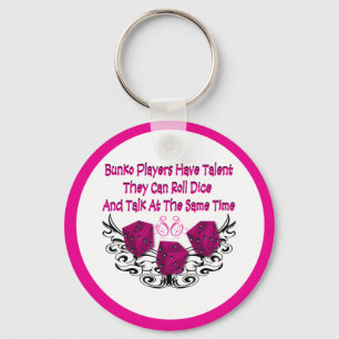 Bunko-spelers hebben talent sleutelhanger
