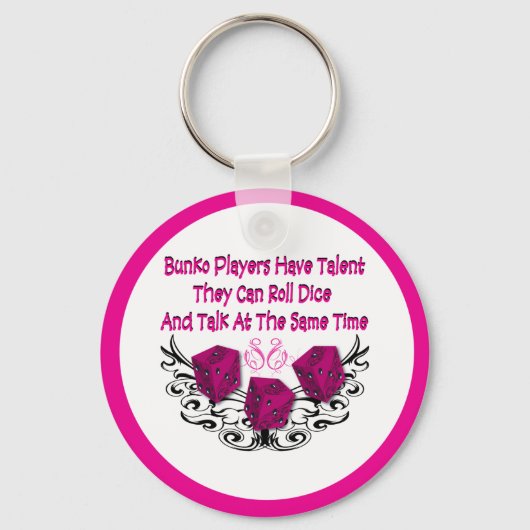 Bunko-spelers hebben talent sleutelhanger (Voorkant)
