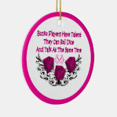 Bunko-spelers hebben talentversiering keramisch ornament (Rechts)