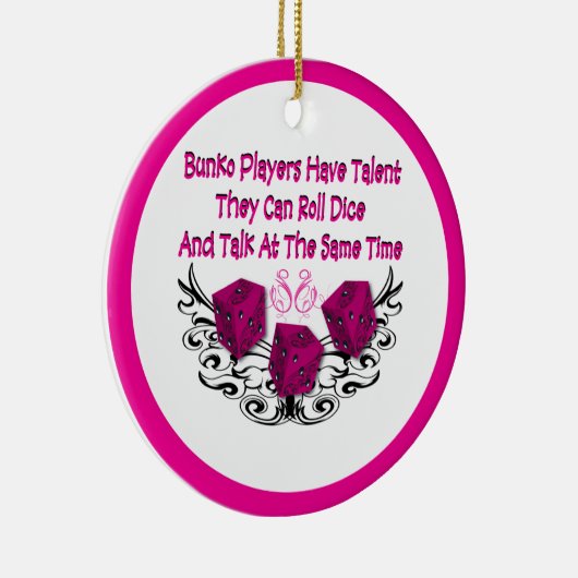 Bunko-spelers hebben talentversiering keramisch ornament (Rechts)