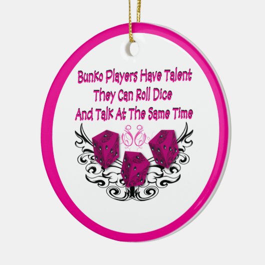 Bunko-spelers hebben talentversiering keramisch ornament (Links)