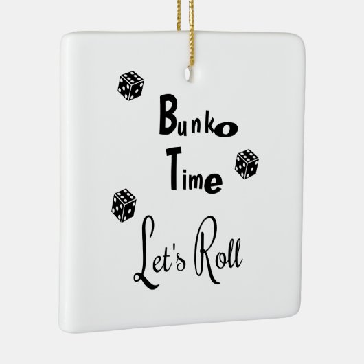 Bunko Time Personalized Ornament (Rechts)