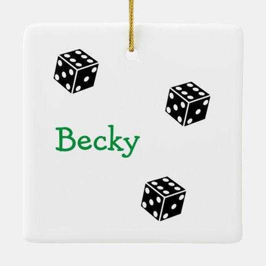 Bunko Time Personalized Ornament (Achterkant)