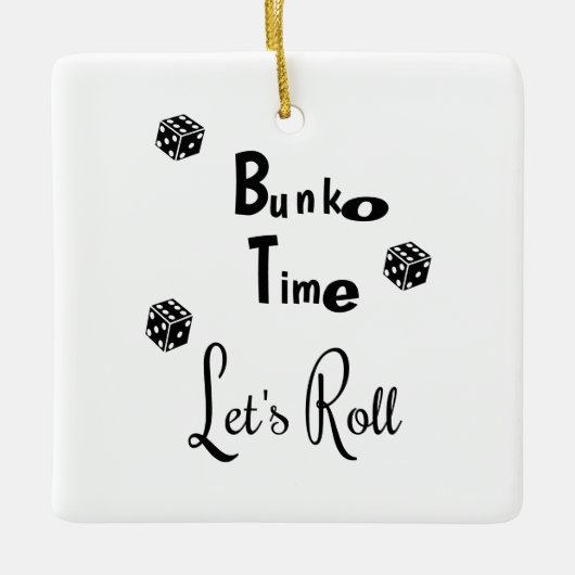 Bunko Time Personalized Ornament (Voorkant)