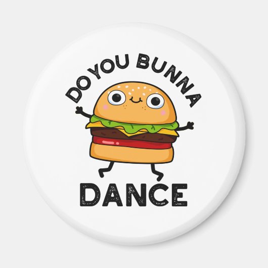 Bunna Dance Funny Bun Pun Magneet (Voorkant)