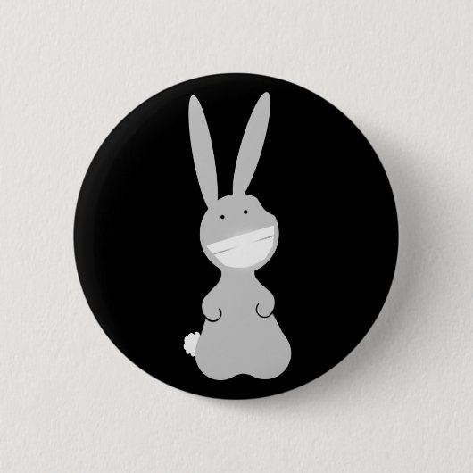 Bunnie Yay Ronde Button 5,7 Cm (Voorkant)