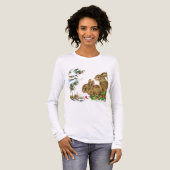 Bunnies and Bird Enjoy Snow Tri-Blend Shirt (Voorkant)