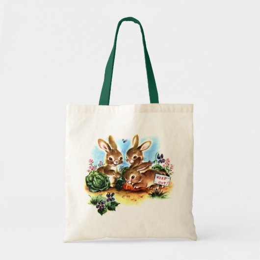  Bunnies Bag Tote Bag (Voorkant)