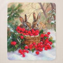 Bunnies & bessen Sherpa Blanket