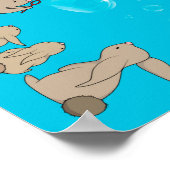 Bunnies blaasballetjes poster (Hoek)