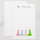 Bunnies Briefpapier (Voorkant / Achterkant)