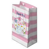 Bunnies, Butterflies en Daisies Baby shower Klein Cadeauzakje (Voorkant Gekanteld)