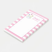 Bunnies, Butterflies en Daisies Baby shower Post-it® Notes (Schuin)