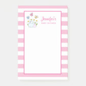 Bunnies, Butterflies en Daisies Baby shower Post-it® Notes (Voorkant)