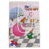 Bunnies die koekjes cadeautas bakken (Achterkant)