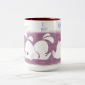 Bunnies die Mok sms'en (roze) (Center)