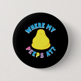 Bunnies Easter Where My Bunnies At Clic Chick  Ronde Button 5,7 Cm