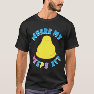 Bunnies Easter Where My Bunnies At Clic Chick  T-shirt