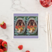 Bunnies en chick paaspapier servetten (Insitu)