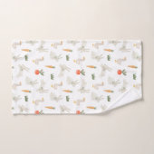 Bunnies en eenden op het Boerderij Pattern Bad Handdoek (Handdoek)