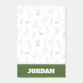 Bunnies en eenden op het Boerderij Pattern Post-it® Notes (Voorkant)