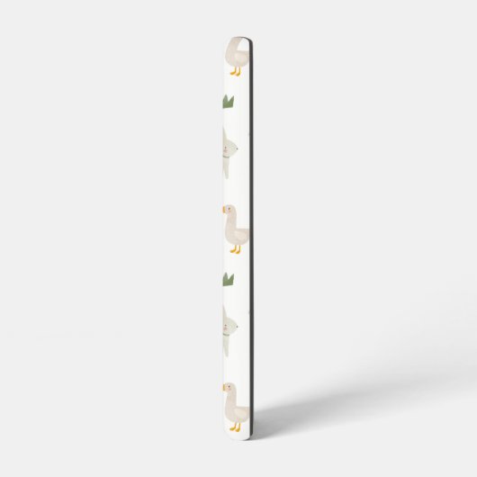 Bunnies en eenden op het Boerderij Pattern Samsung Galaxy Hoesje (Linkerkant)