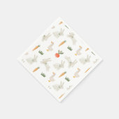 Bunnies en eenden op het Boerderij Pattern Servet (Hoek)