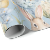 Bunnies en eiertuin cadeaupapier (Rol Hoek)