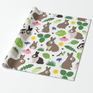 Bunnies en hun behandelingen cadeaupapier