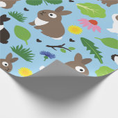 Bunnies en hun behandelingen cadeaupapier (Hoek)
