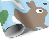 Bunnies en hun behandelingen cadeaupapier (Rol Hoek)