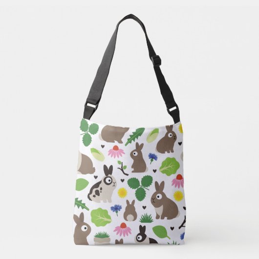 Bunnies en hun behandelingen crossbody tas (Voorkant)