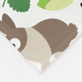 Bunnies en hun behandelingen fleece deken (Hoek)