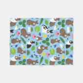 Bunnies en hun behandelingen fleece deken (Voorkant (Horizontaal))