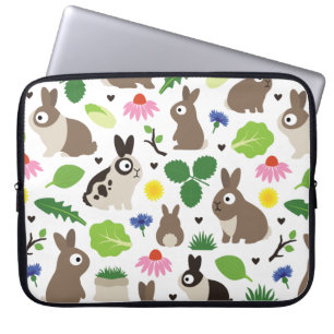 Bunnies en hun behandelingen laptop sleeve