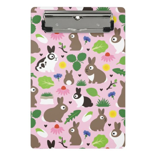 Bunnies en hun behandelingen mini klembord (Voorkant)