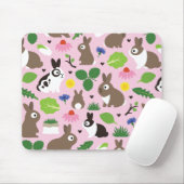 Bunnies en hun behandelingen muismat (Met muis)