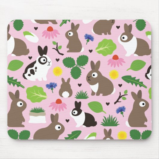 Bunnies en hun behandelingen muismat (Voorkant)
