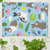 Bunnies en hun behandelingen theedoek (Gevouwen)