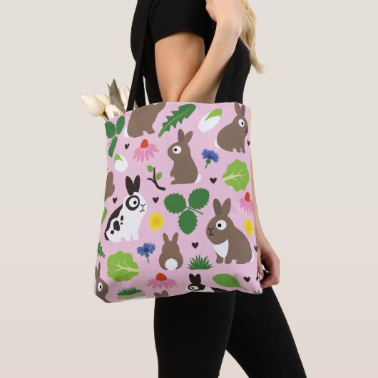 Bunnies en hun behandelingen tote bag (Dichtbij)
