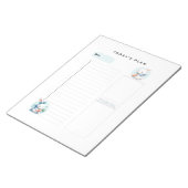Bunnies en Strikken Dagelijkse Planner Notitieblok (Schuin)