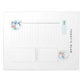 Bunnies en Strikken Dagelijkse Planner Notitieblok (Voorkant)