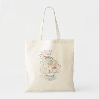 Bunnies en tas van thee